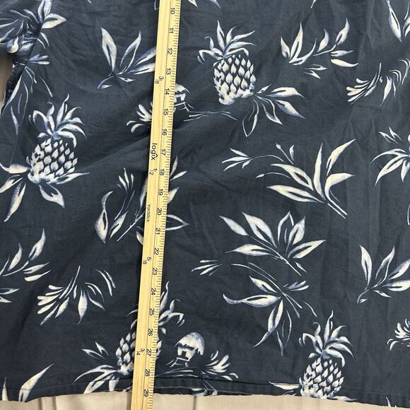 Polo Ralph Lauren Shirt Mens XXL Hawaiian Loop Collar Camp Fishing Linen Blend - Picture 6 of 6